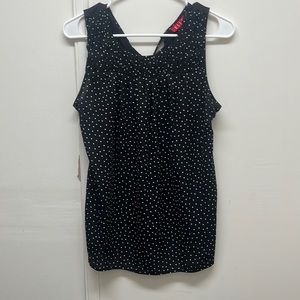 3/$15 Deal 🎉 ELLE 🌸 Polka Dot Tank - Size M